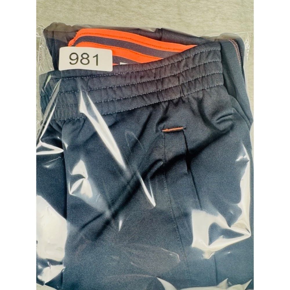 Adidas Training Pants Womens Medium Climalite Navy Blue Coral Athletic Straight - Picture 8 of 8